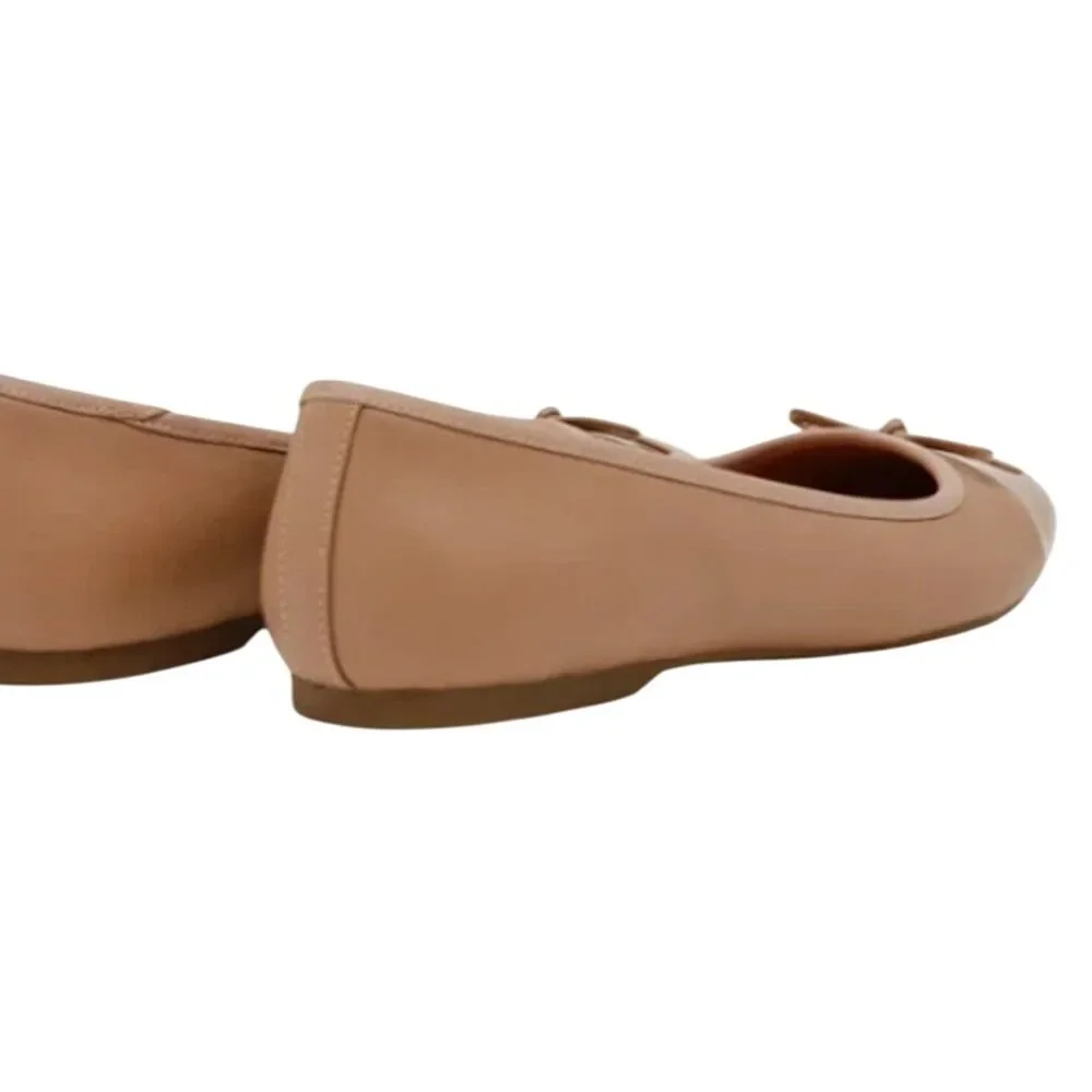 New In Box DV by Dolce Vita Womens Size 6.5 Tan Moxy Cafe Ballet Flats Shoes